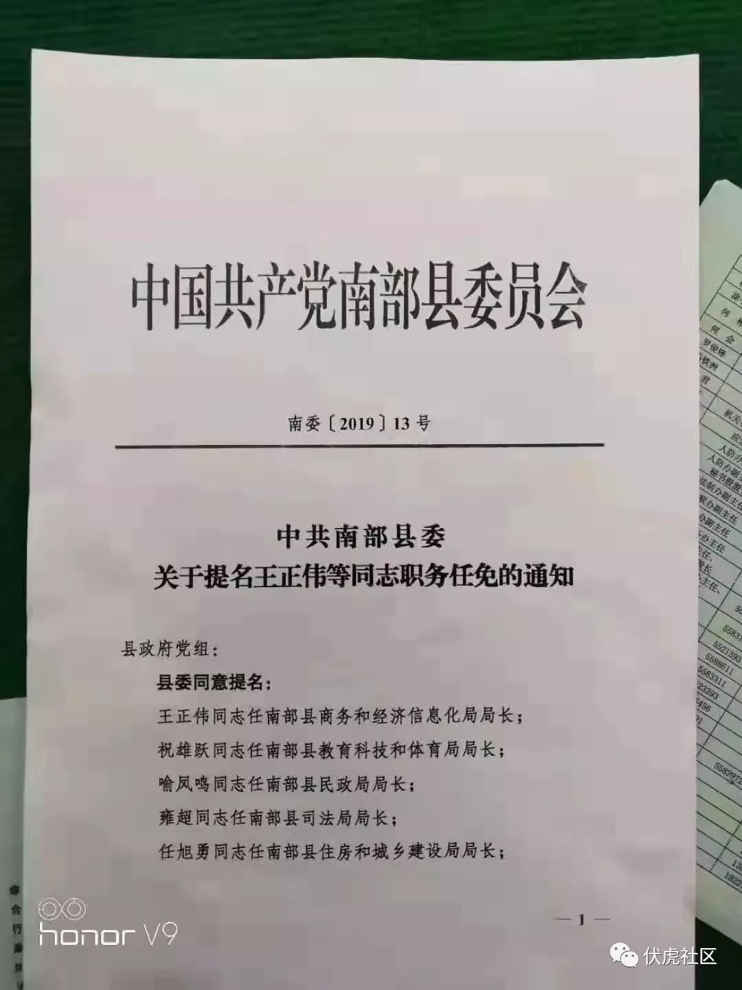 南部县人民政府办公室人事任命，构建高效政府新篇章启动