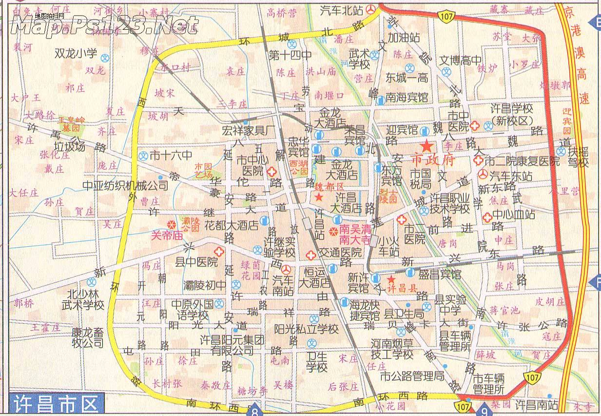 许昌市最新地图探索，地理脉络与发展蓝图